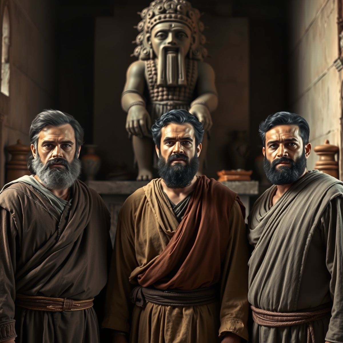 Sadraque Mesaque Abede-Nego e a idolatria: A História da Fé e Coragem